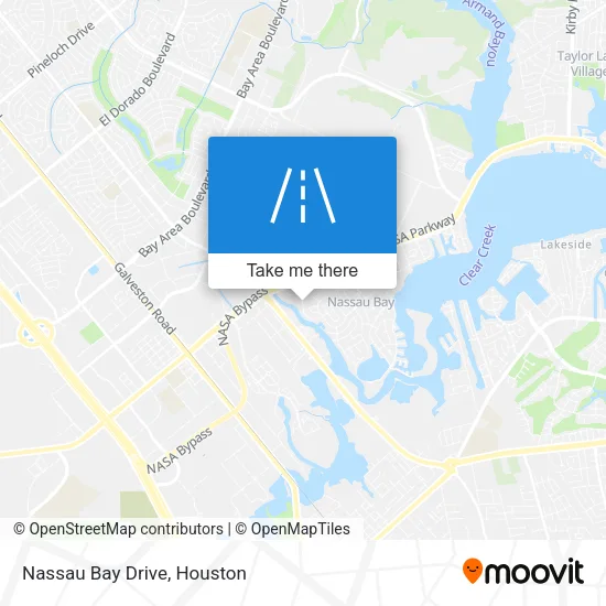 Nassau Bay Drive map