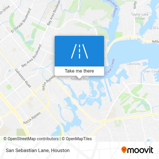 San Sebastian Lane map
