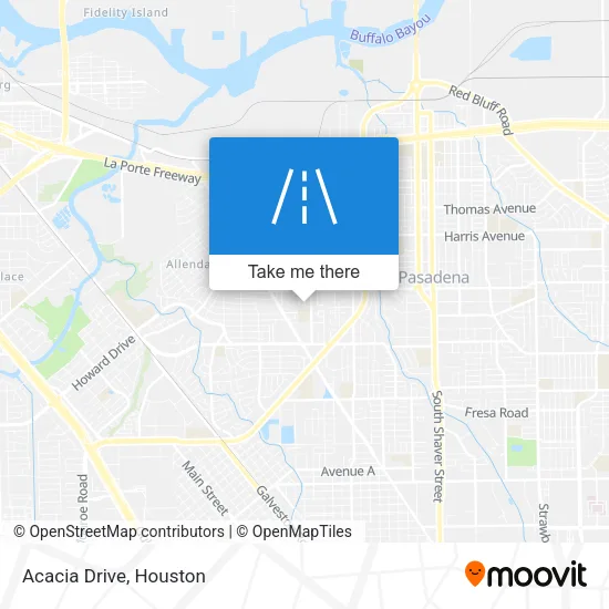 Acacia Drive map