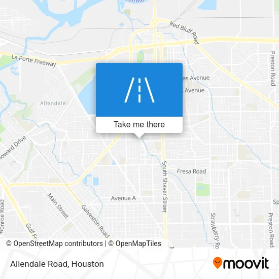 Allendale Road map
