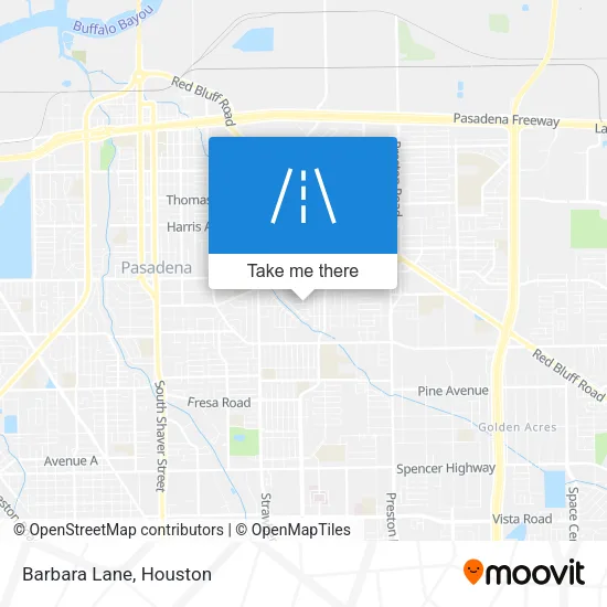Barbara Lane map