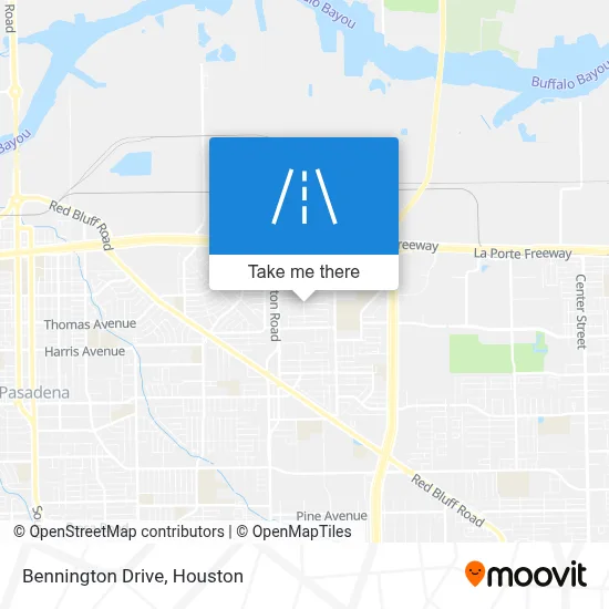 Bennington Drive map