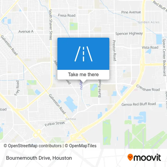 Bournemouth Drive map