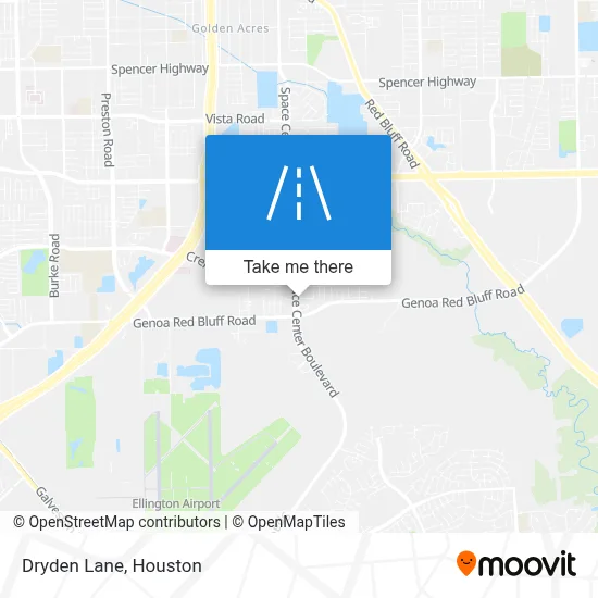 Dryden Lane map