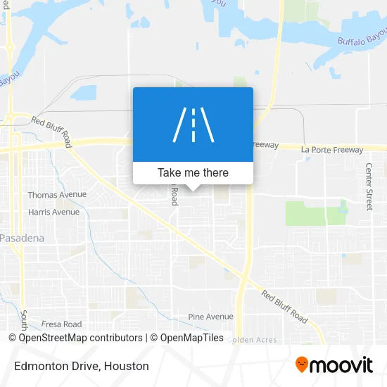 Edmonton Drive map