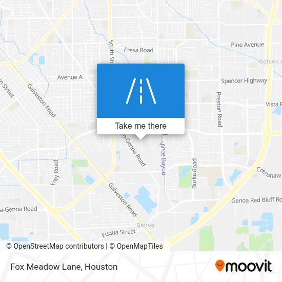 Fox Meadow Lane map