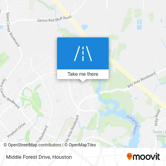 Middle Forest Drive map