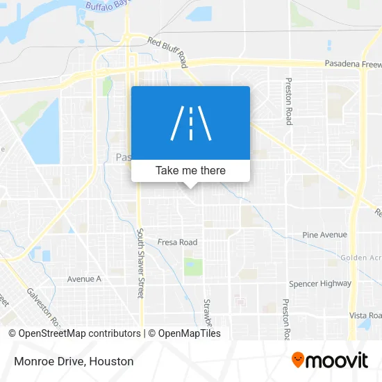 Monroe Drive map