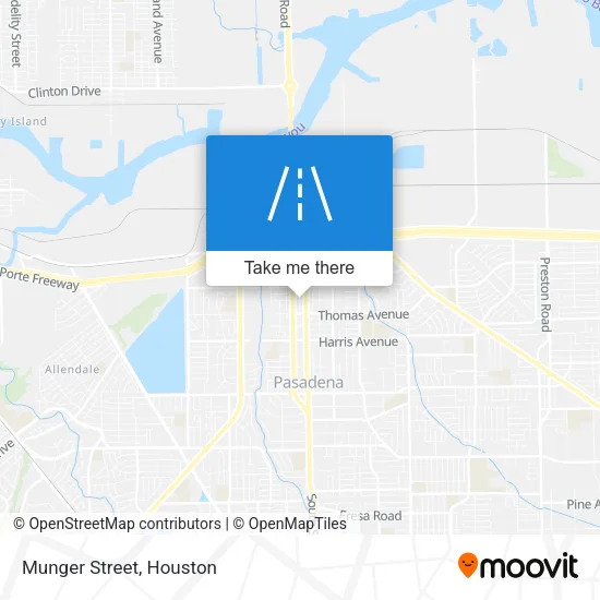 Munger Street map