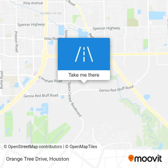 Orange Tree Drive map