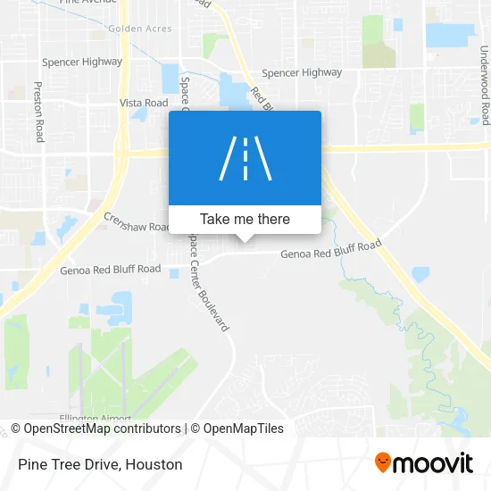 Pine Tree Drive map