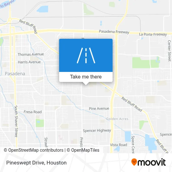 Pineswept Drive map