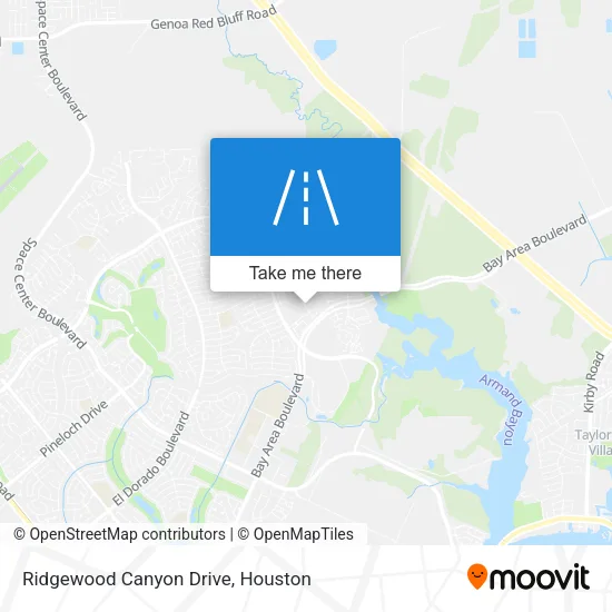 Ridgewood Canyon Drive map