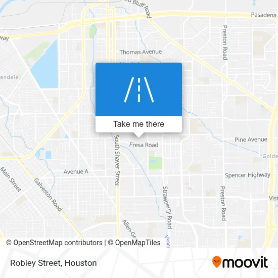 Robley Street map