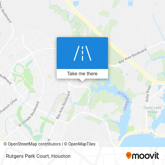 Rutgers Park Court map