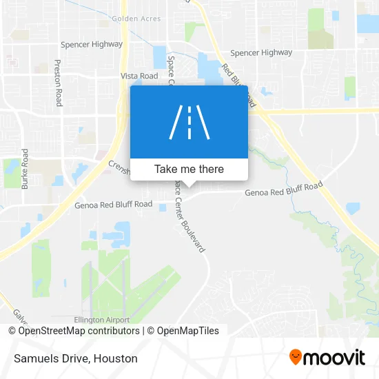Samuels Drive map