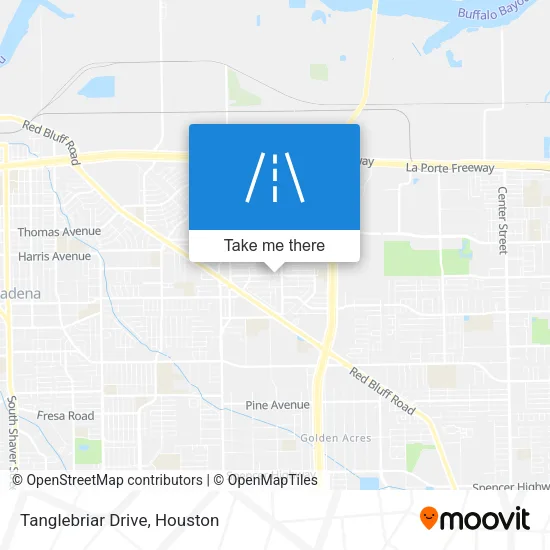 Tanglebriar Drive map