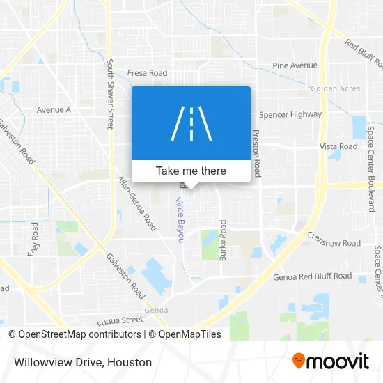 Willowview Drive map