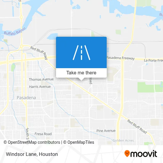 Windsor Lane map