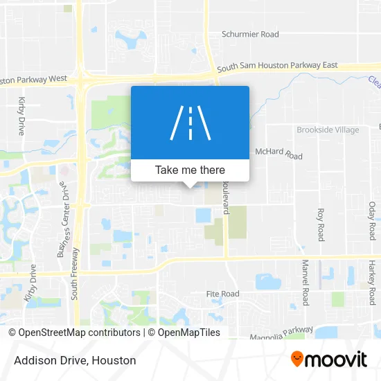 Addison Drive map