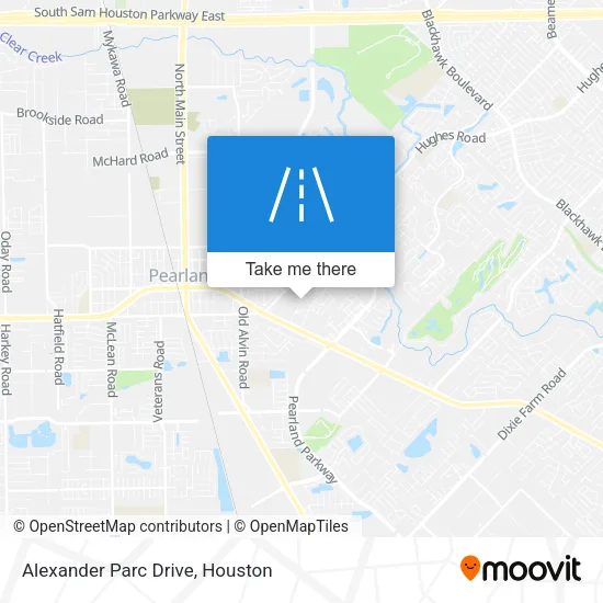 Alexander Parc Drive map