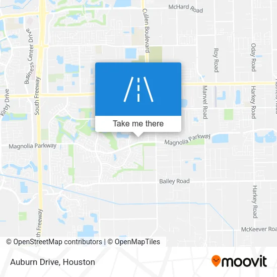 Auburn Drive map