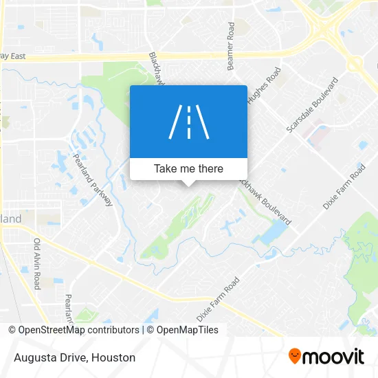 Augusta Drive map