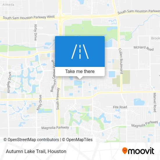 Autumn Lake Trail map