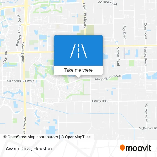 Avanti Drive map