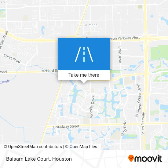 Balsam Lake Court map