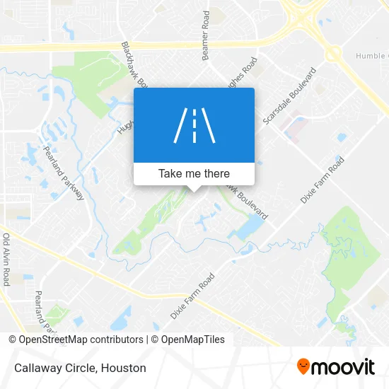 Callaway Circle map
