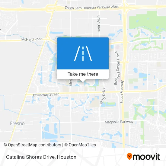 Catalina Shores Drive map