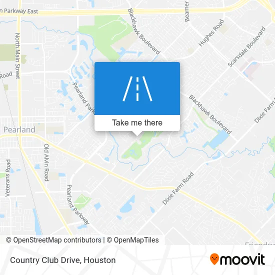 Country Club Drive map