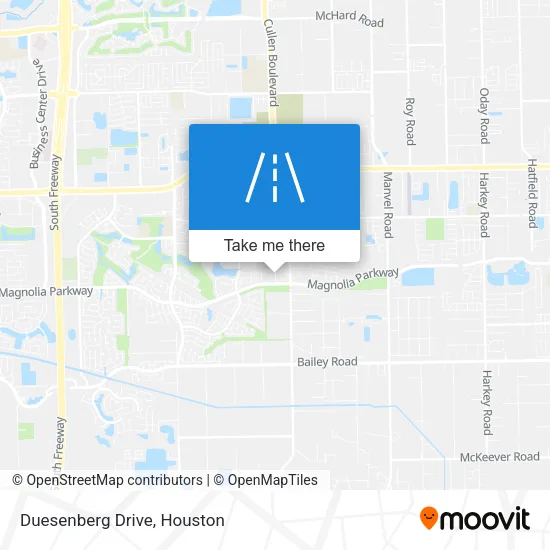 Duesenberg Drive map