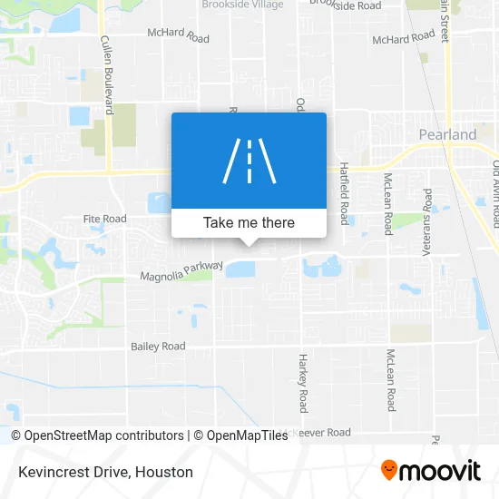 Kevincrest Drive map