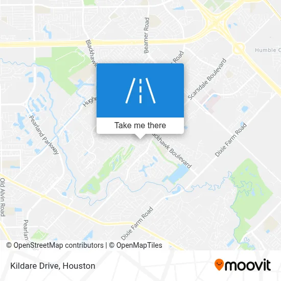 Kildare Drive map