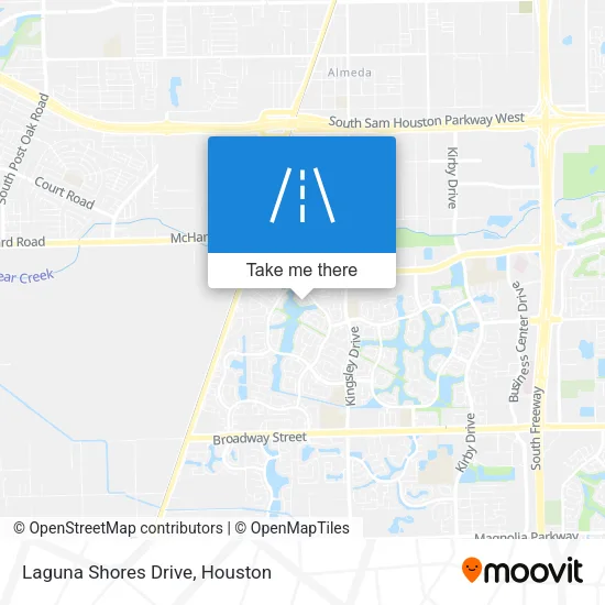 Laguna Shores Drive map