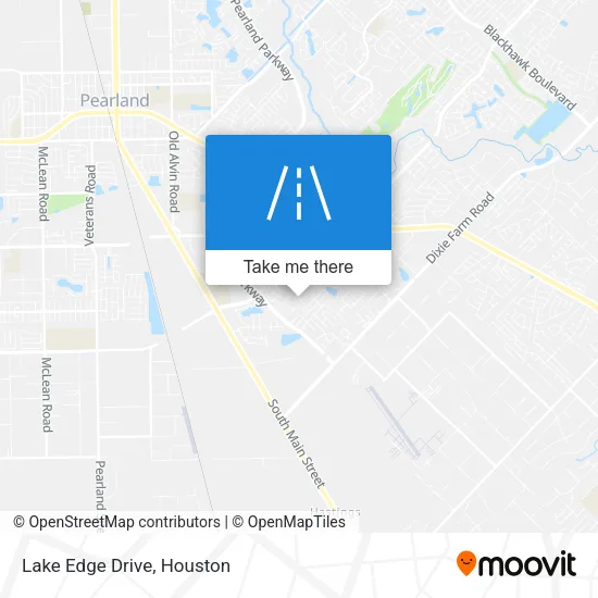 Lake Edge Drive map