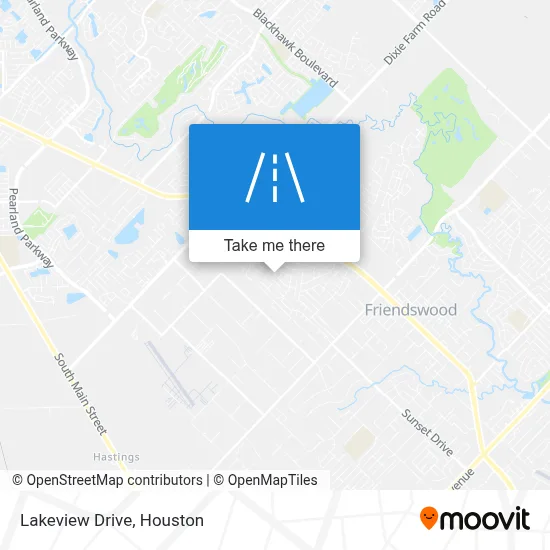 Lakeview Drive map