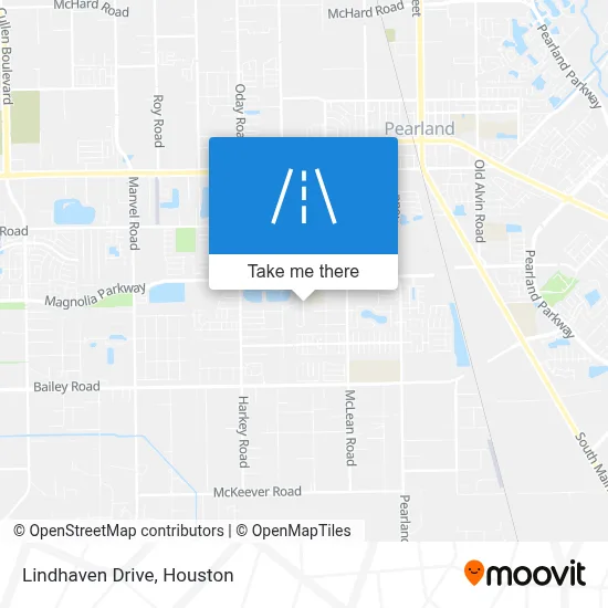 Lindhaven Drive map