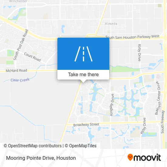 Mooring Pointe Drive map