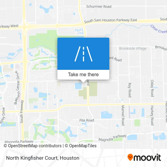 North Kingfisher Court map