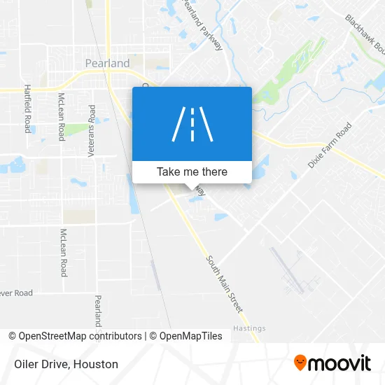 Oiler Drive map