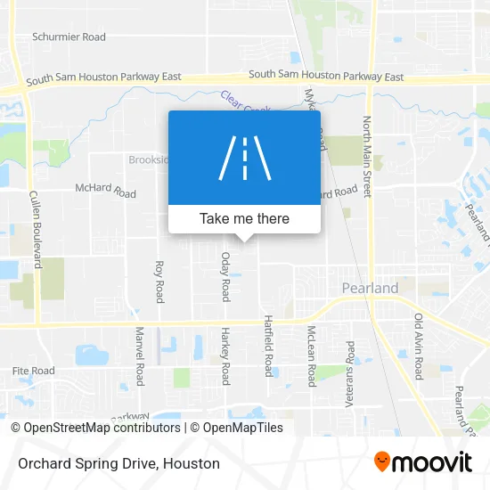 Orchard Spring Drive map