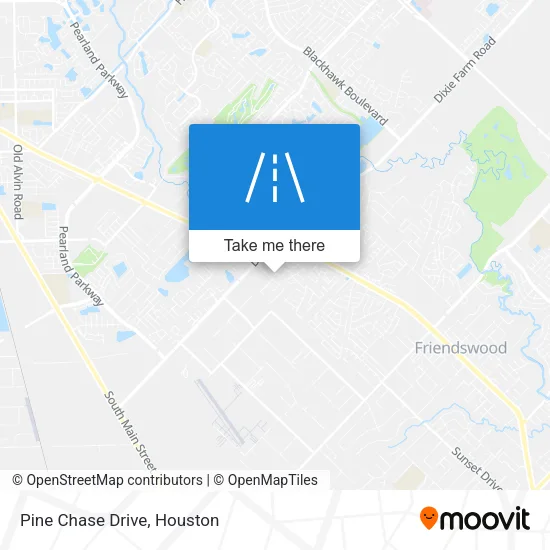 Pine Chase Drive map