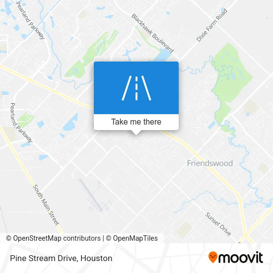 Pine Stream Drive map