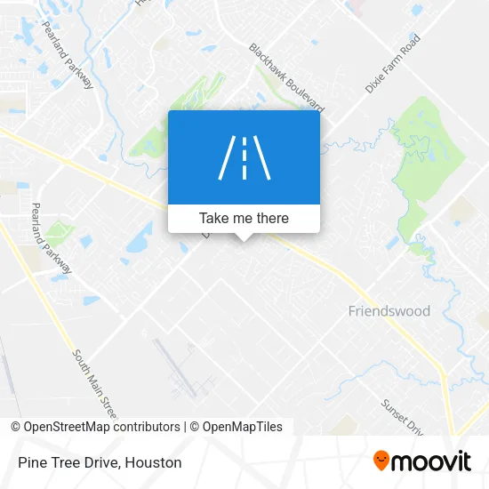 Pine Tree Drive map