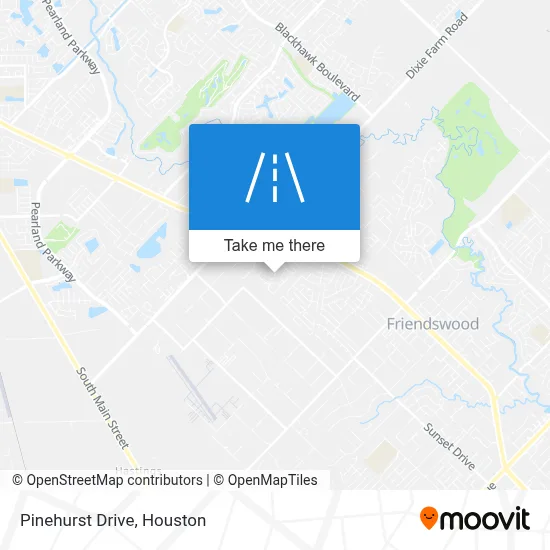 Pinehurst Drive map