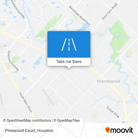 Pinewood Court map