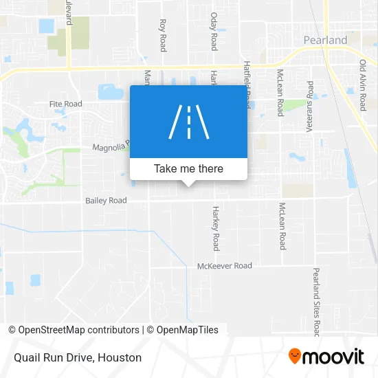 Quail Run Drive map